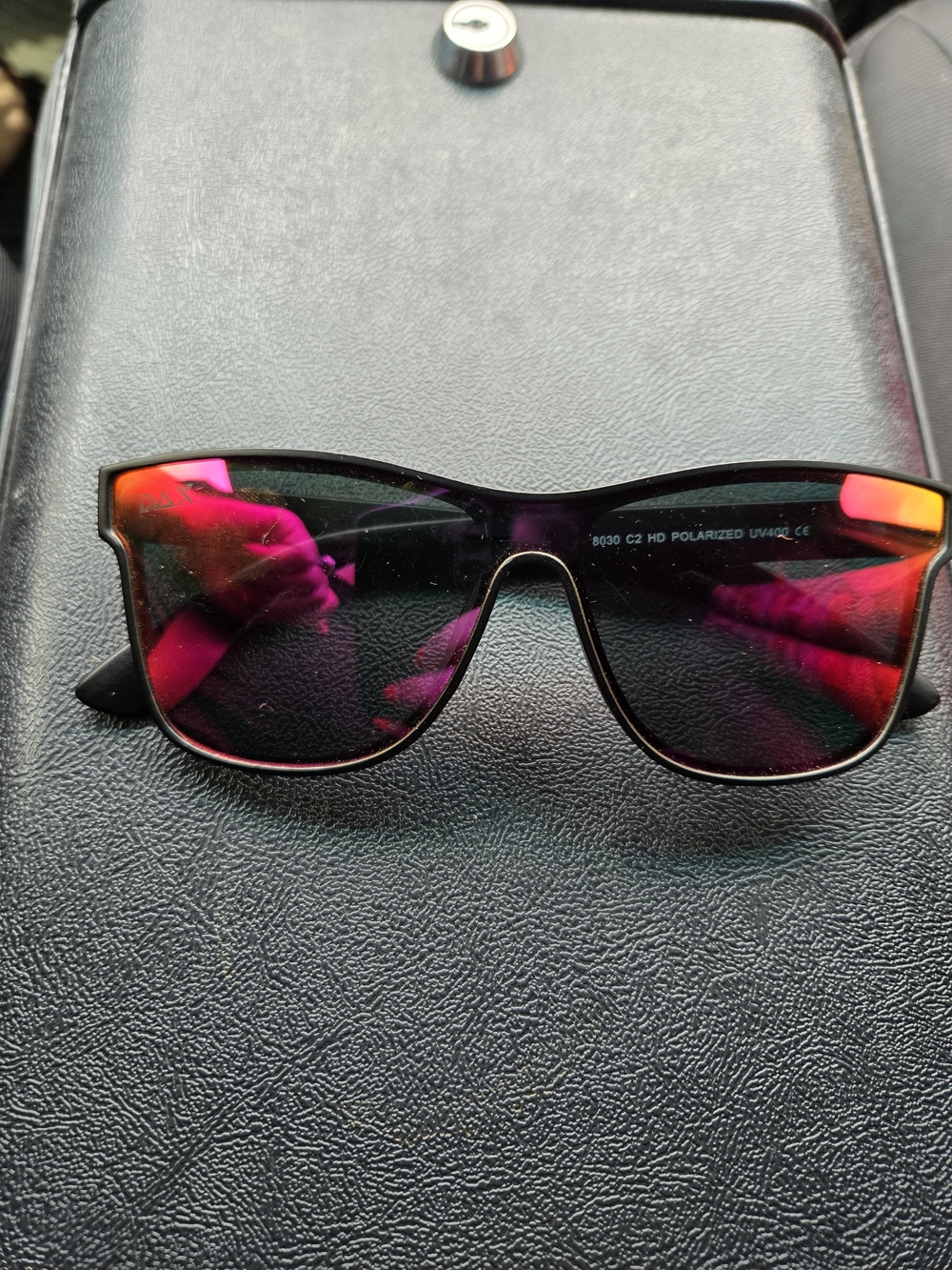 Dax Polarized Women's Sunglasses - Pink Mirror Lenses